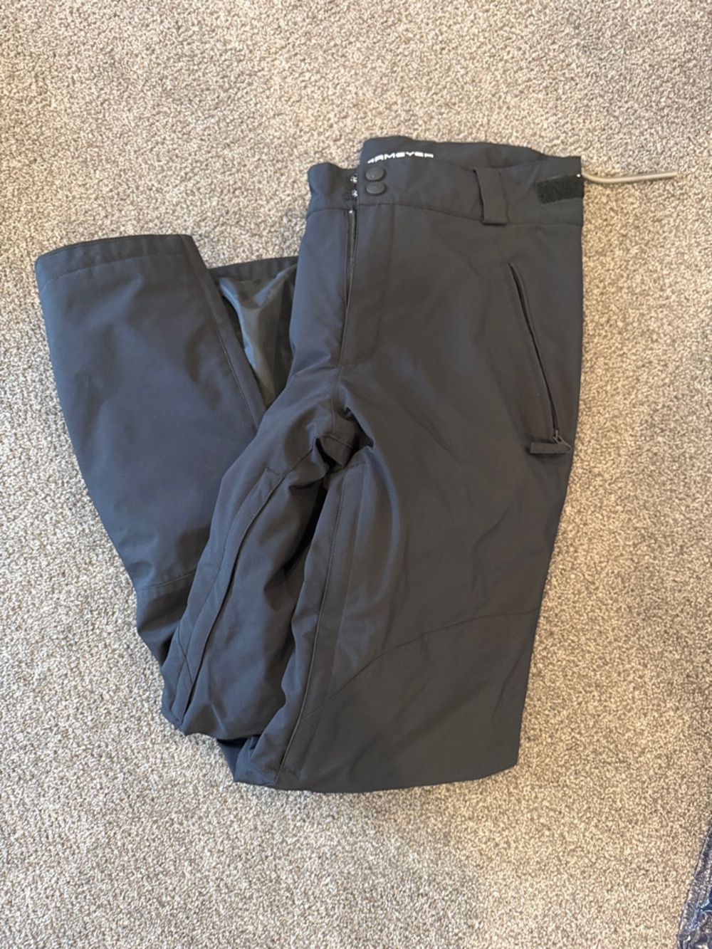 Obermeyer Men's Black Ski Jogger Pants